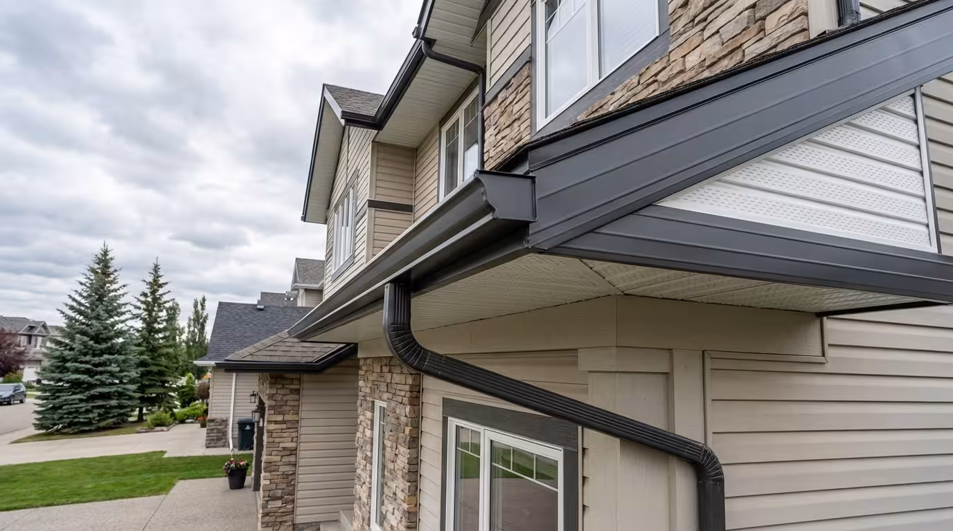 facia soffit install